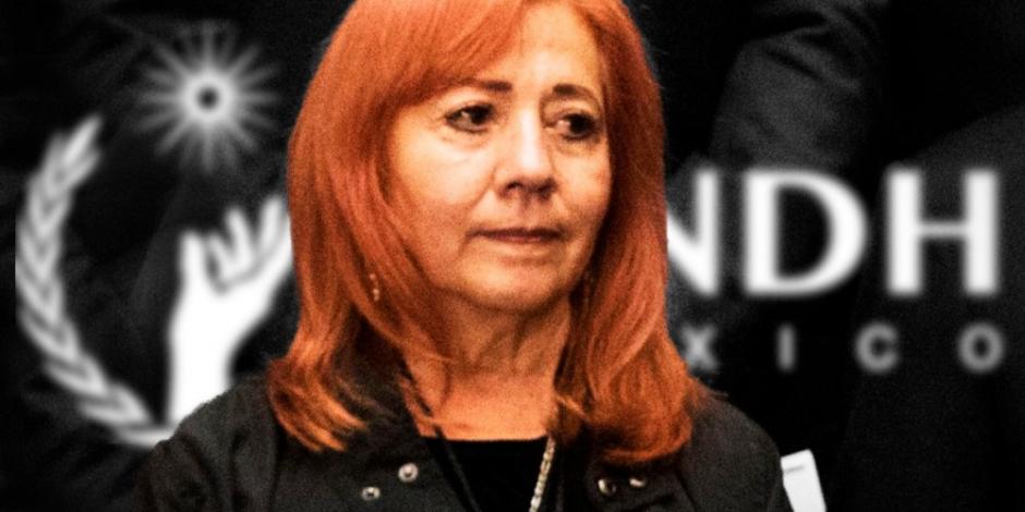 Rosario Piedra, presidenta de la CNDH "violó un mandato constitucional" con pronunciamiento contra INE, acusan senadores.