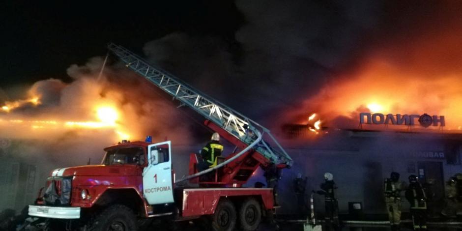 Incendio en club nocturno en la ciudad de Kostromá, al oeste de Rusia, deja 13 personas muertas y cinco con síntomas de intoxicación