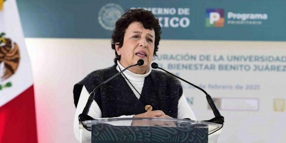 Raquel Sosa, coordinadora Nacional de las Universidades para el Bienestar Benito Juárez.
