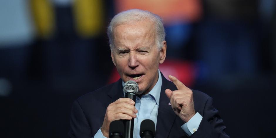 Joe Biden, presidente de Estados Unidos por el Partido Demócrata, afirmó que envían armas a México.