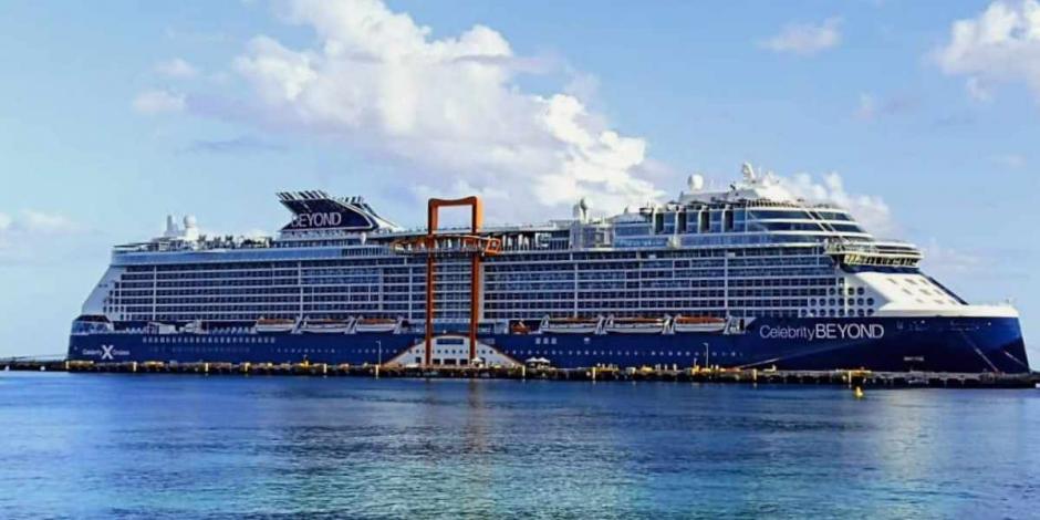 Mahahual y Cozumel reciben al crucero de élite Beyond, de la compañía Celebrity Cruise.