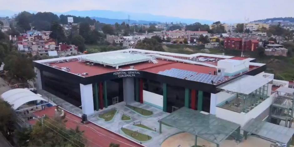 El nuevo Hospital General de Cuajimalpa tuvo un costo de 481 millones de pesos