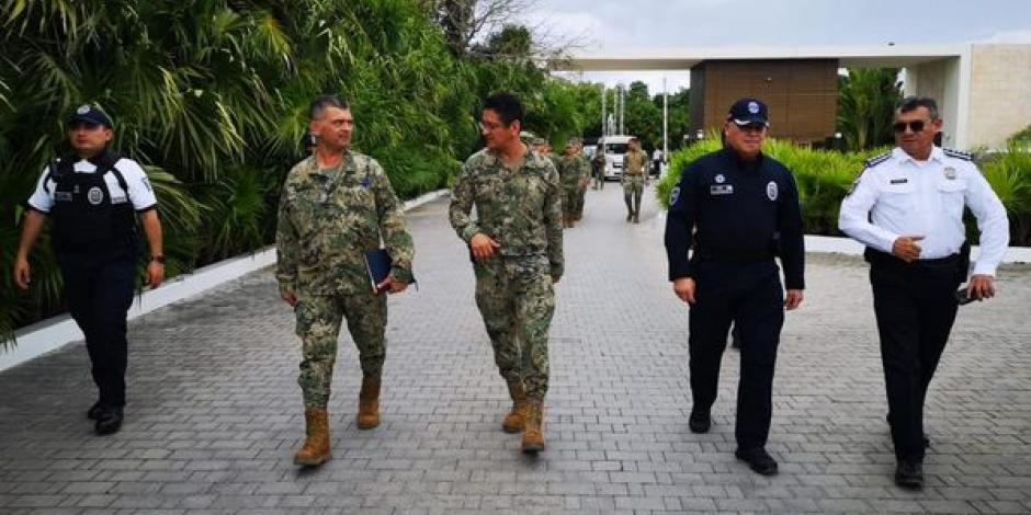 Fortalecen coordinación en materia de seguridad Gobierno del estado, Solidaridad y Tulum