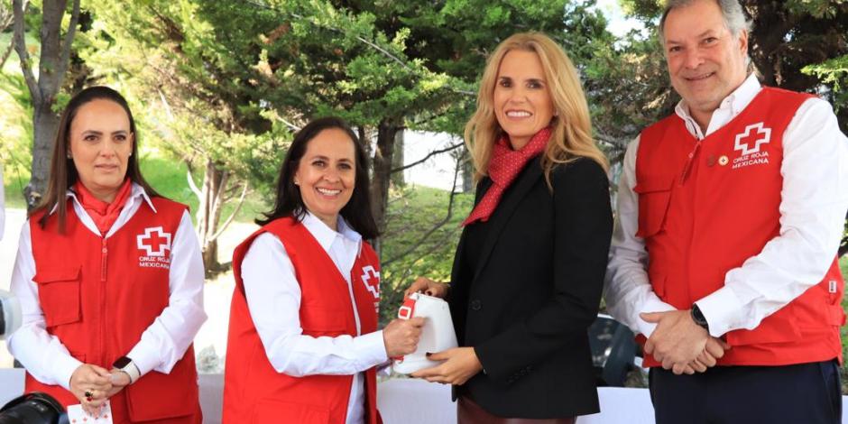 Romina Contreras da inicio a Colecta Nacional de Cruz Roja 2022 en Huixquilucan