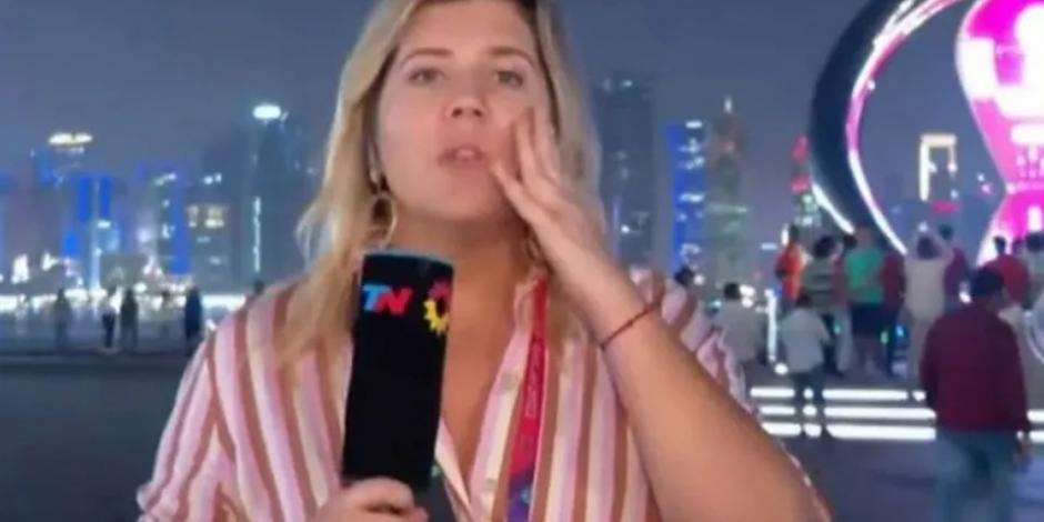 Reportera sufre robo durante Mundial de Qatar.