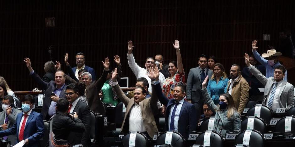 Bancada de Morena en la Cámara de Diputados, el pasado 8 de noviembre.