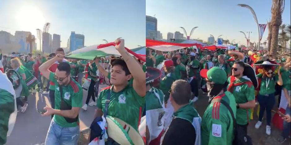 La afición mexicana está lista para el partido del Tricolor ante Polonia en el Mundial Qatar 2022