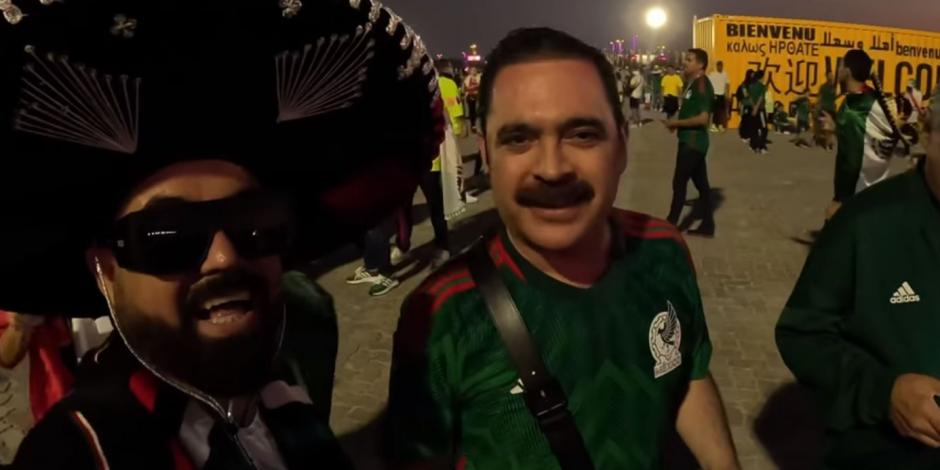 Vocalista de Los Tucanes de Tijuana canta "La Chona" en Qatar 2022