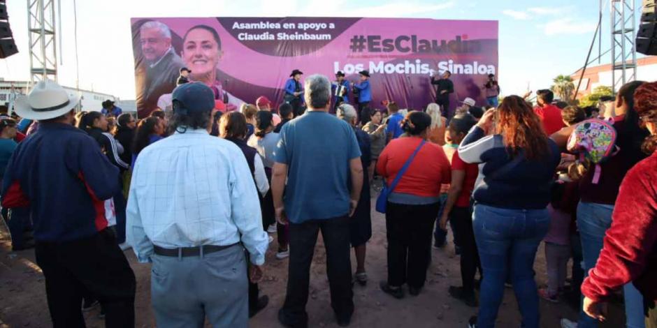En los Mochis, Sinaloa, crean redes ciudadanas a favor de Claudia Sheinbaum.