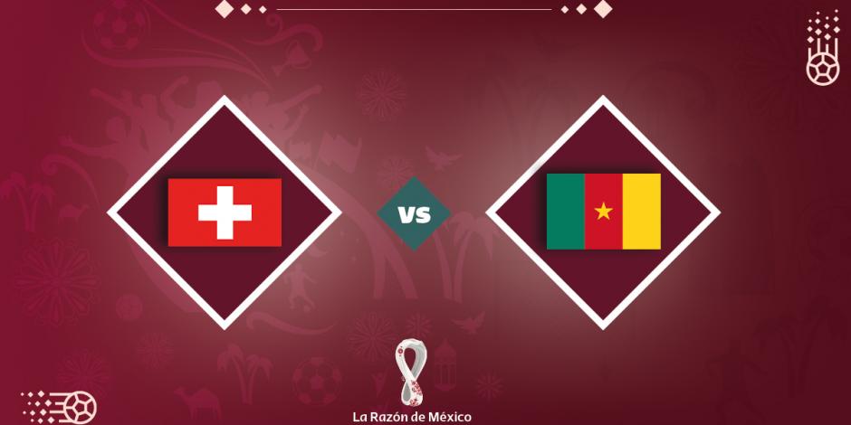 Suiza inicia su camino en Qatar 2022 con un partido ante Camerún