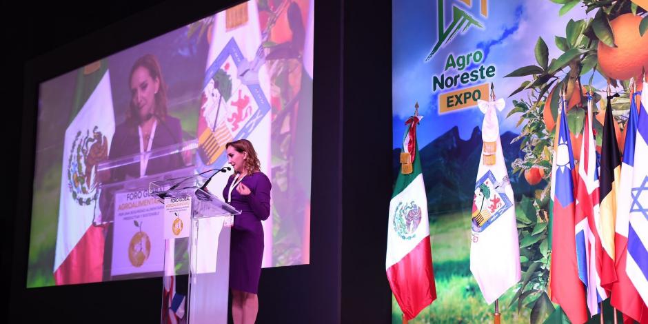La senadora Claudia Ruiz Massieu destaca que elecciones presidenciales en México y Estados Unidos podrían ser un riesgo para el sector agroalimentario