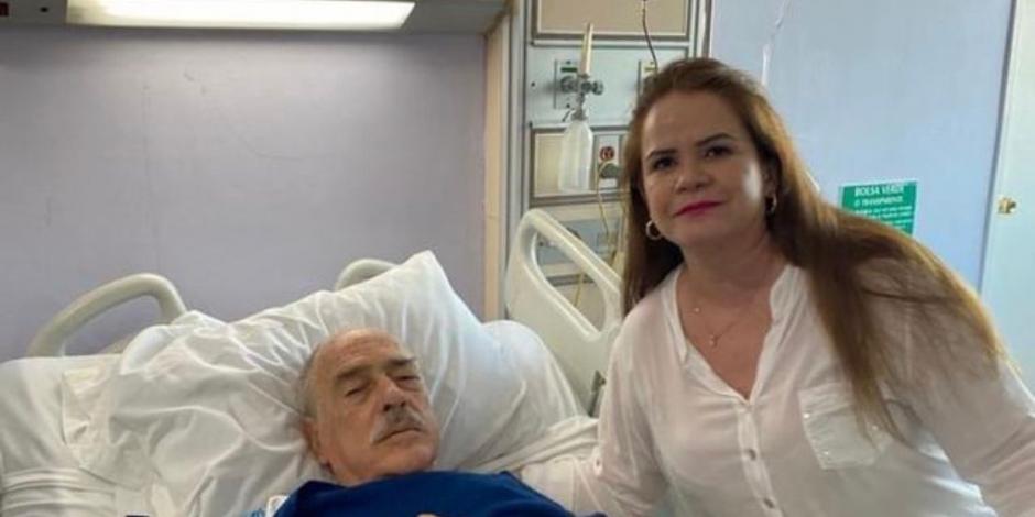 Esposa de Andrés García cuenta cómo lo están tratando por su sobredosis: "está muy débil"