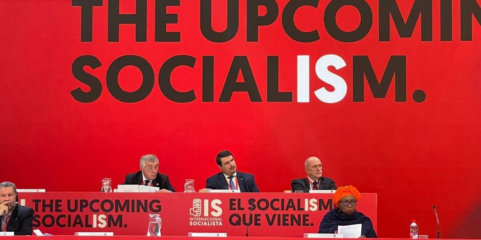 "Alito" Moreno fue nombrado Vicepresidente de la Internacional Socialista.