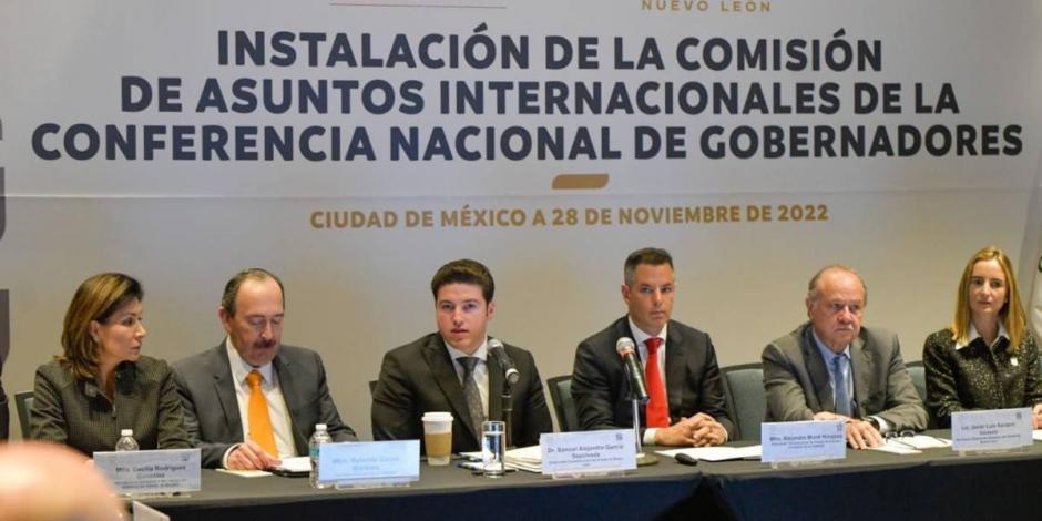 Asume Samuel García coordinación de la Comisión de Asuntos Internacionales de la Conago.