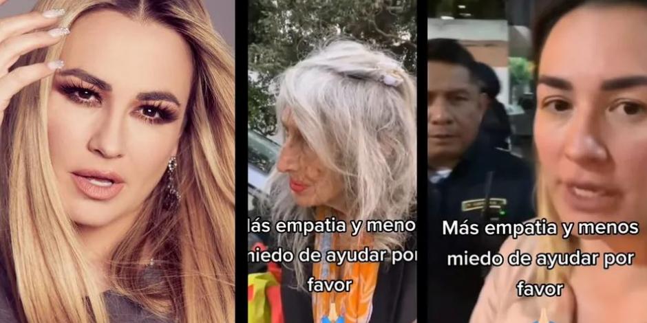 María José llora tras ayudar a una abuelita perdida en la CDMX: "cuiden a sus viejitos" (VIDEO)