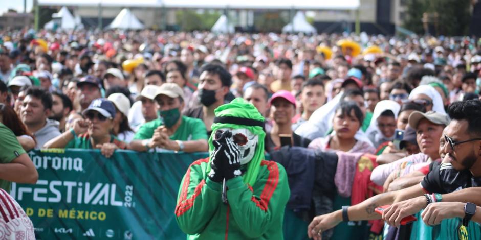 Mexicanos veían complicado pase de la Selección; así vivieron la eliminación en el FIFA Fan Fest.