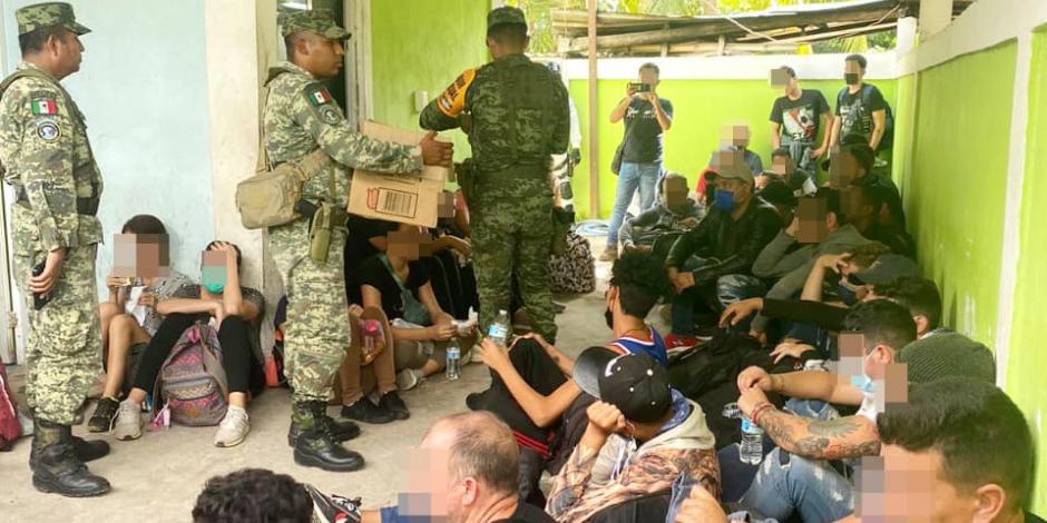 SSP de Quintana Roo rescata a 282 migrantes.