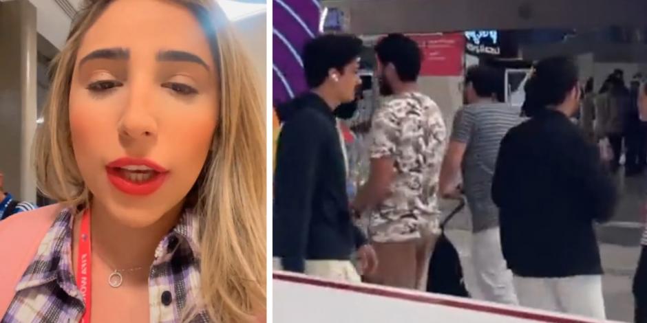 La reportera Isabelle Costa denunció acoso en el metro de Qatar; sujetos la siguieron al asegurar que era actriz de cine para adultos.