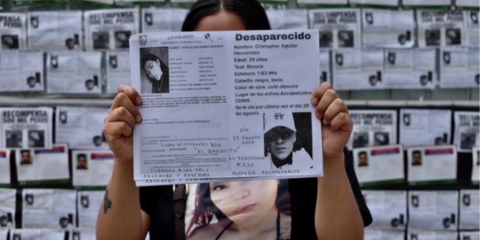 En Puebla desaparecen en promedio cuatro personas al día, de acuerdo con cifras de la Fiscalía General del Estado