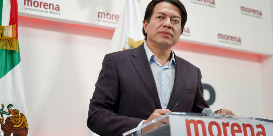 Mario Delgado, dirigente nacional de Morena, avala que las "corcholatas" presidenciales se den a conocer por cualquier medio.