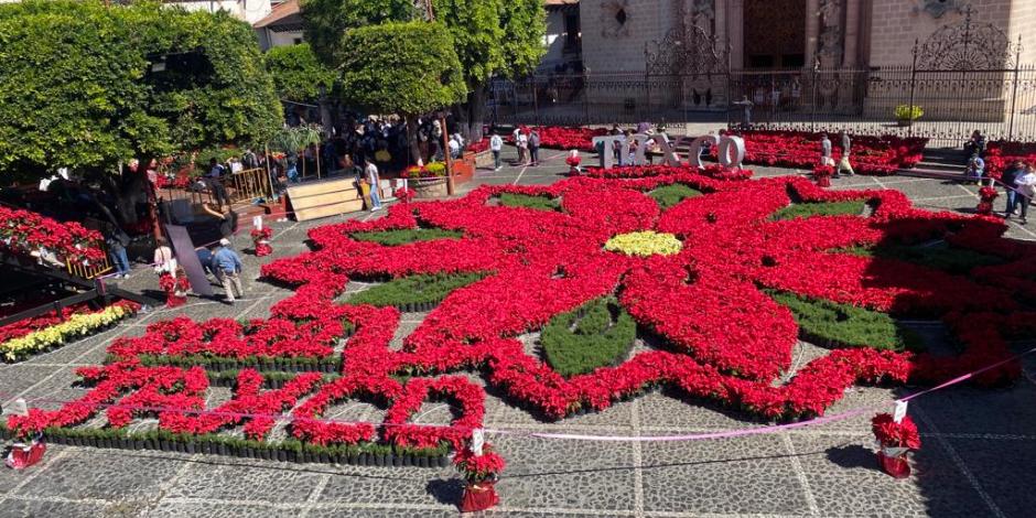 En Taxco está la Flor de Nochebuena más grande del mundo, un atractivo más para el turismo nacional e internacional