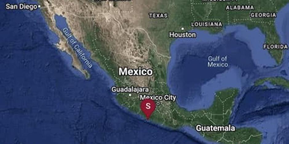 Este domingo se registró un sismo con magnitud preliminar de 6.0 y epicentro a 17 kilómetros al sur de Tecpan de Galeana, Guerrero