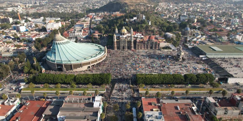 Acuden 11 millones de peregrinos a la Basílica de Guadalupe por el Día de la Virgen