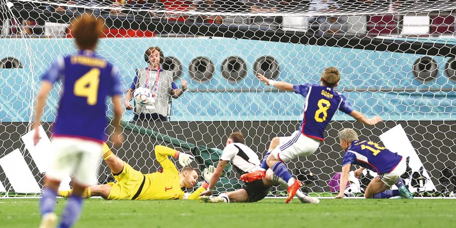 Japón derrotó a Alemania en la fase de grupos.