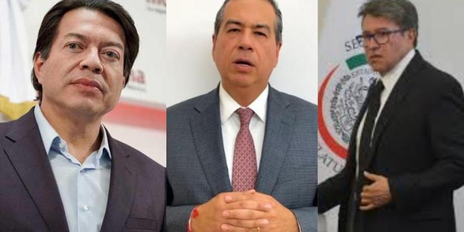 El dirigente nacional de Morena, Ricardo Monreal, pide a Ricardo Monreal y Ricardo Mejía que lean los estatutos "y que cumplan con su palabra"