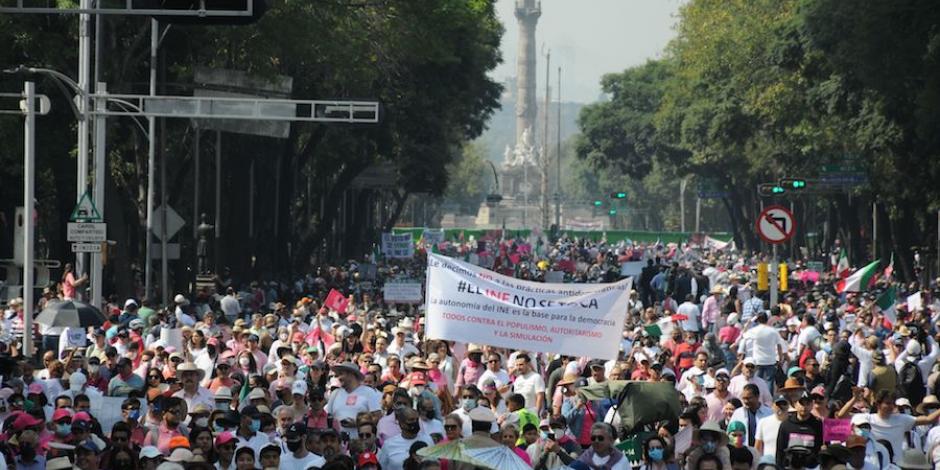 El 13 de noviembre miles de personas marcharon en el país contra la reforma.