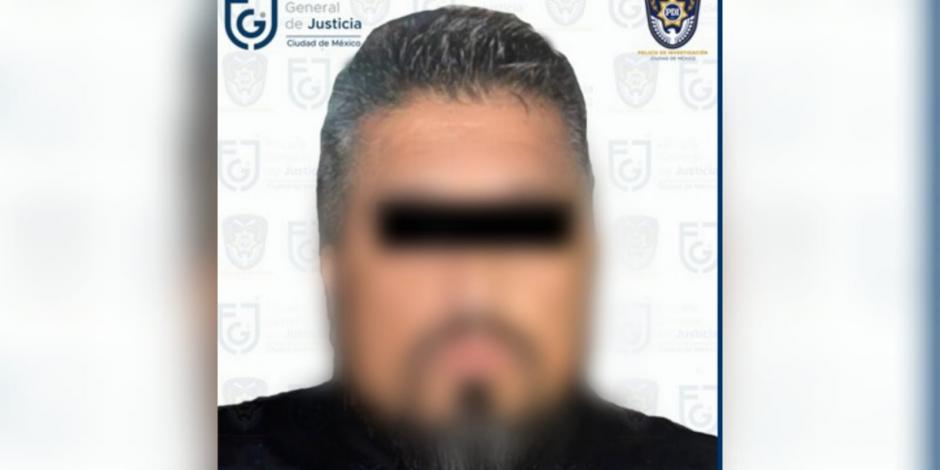 José Gabriel "N", posible líder de la Unión Tepito detenido este sábado por la FGJ-CDMX.