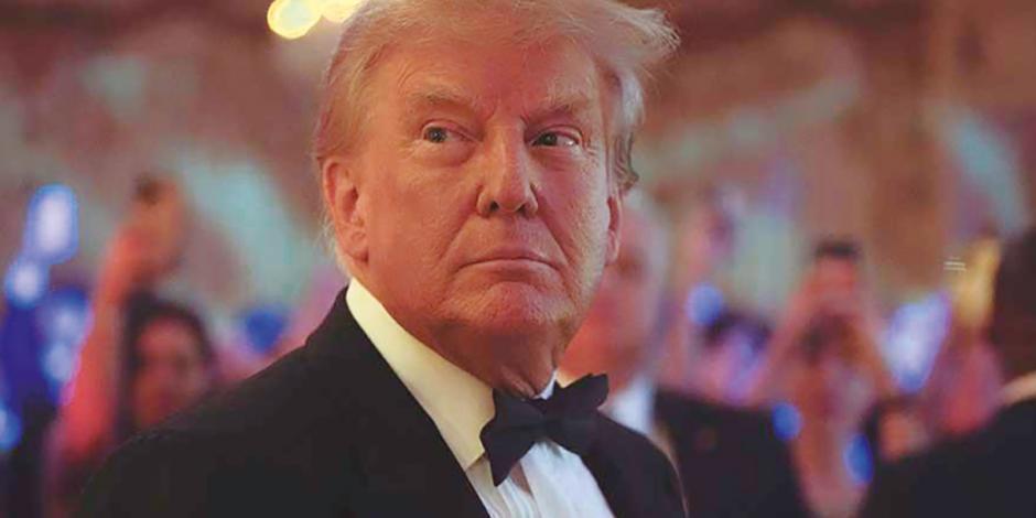 Trump anuncia en Mar-a-Lago su registro como candidato presidencial.