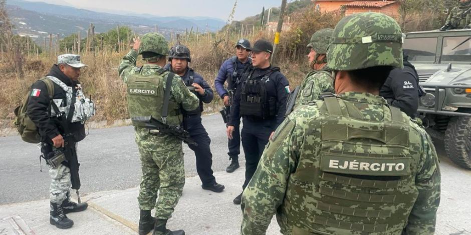 Abaten a 3 y detienen a 3 presuntos integrantes de la Familia Michoacana en Edomex.