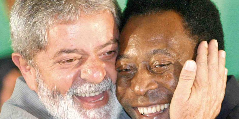 Lula Da Silva y Pelé eran grandes amigos y lo demostraron en 2008.