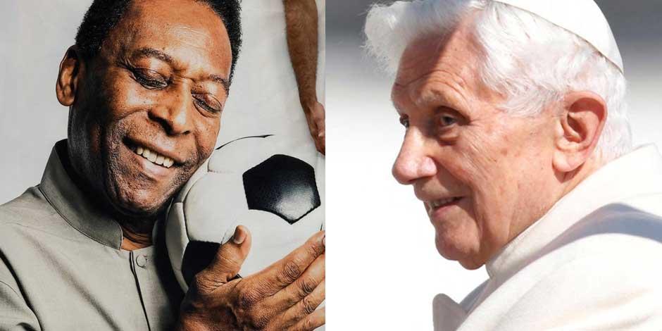 Benedicto XVI y Pelé: Así fue su encuentro en Alemania