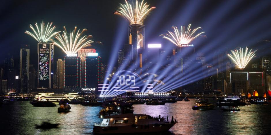 Año Nuevo en Hong Kong.