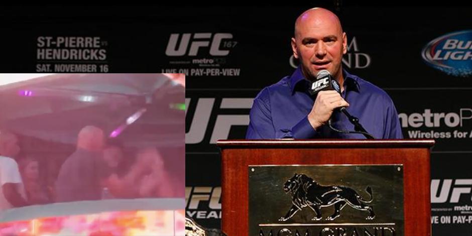 Presidente de la UFC golpea a su esposa en un bar en México
