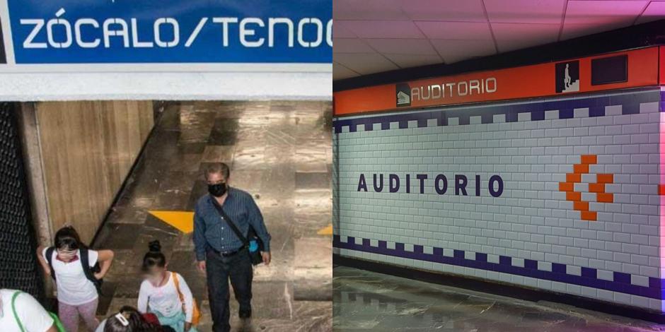 A partir de este domingo y hasta el 11 de enero las estaciones Zócalo y Auditorio del Metro de la Ciudad de México permanecerán cerradas