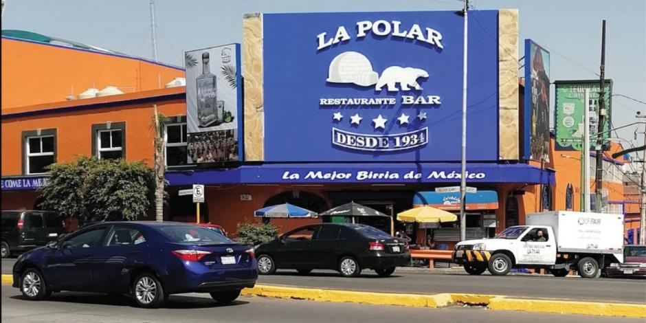 Restaurante La Polar, hoy clausurado y ubicado en la alcaldía Cuauhtémoc de la Ciudad de México.