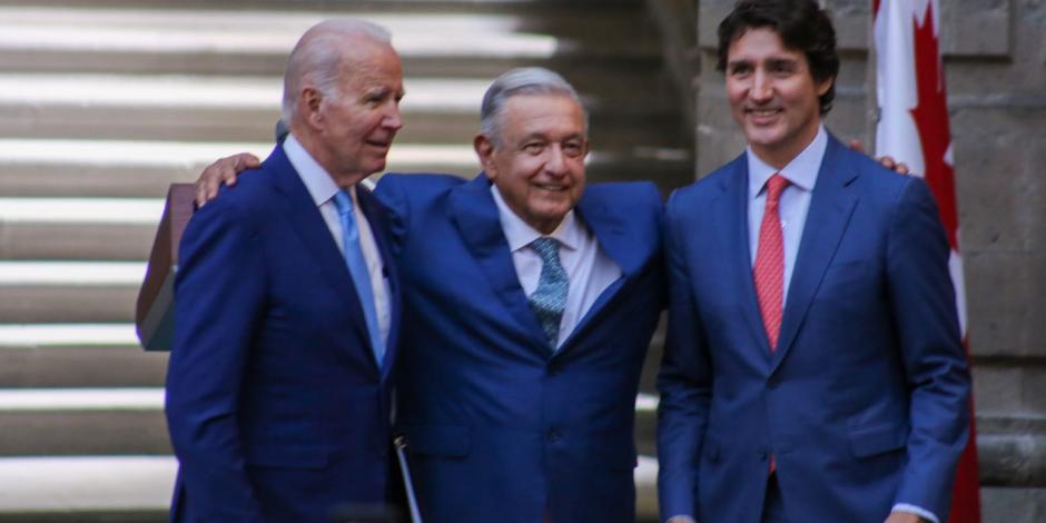 El líder de los morenistas, Mario Delgado, califica de histórico el encuentro que tuvieron los presidentes de México y Estados Unidos, y el primer ministro de Canadá por la Cumbre de Líderes de América del Norte