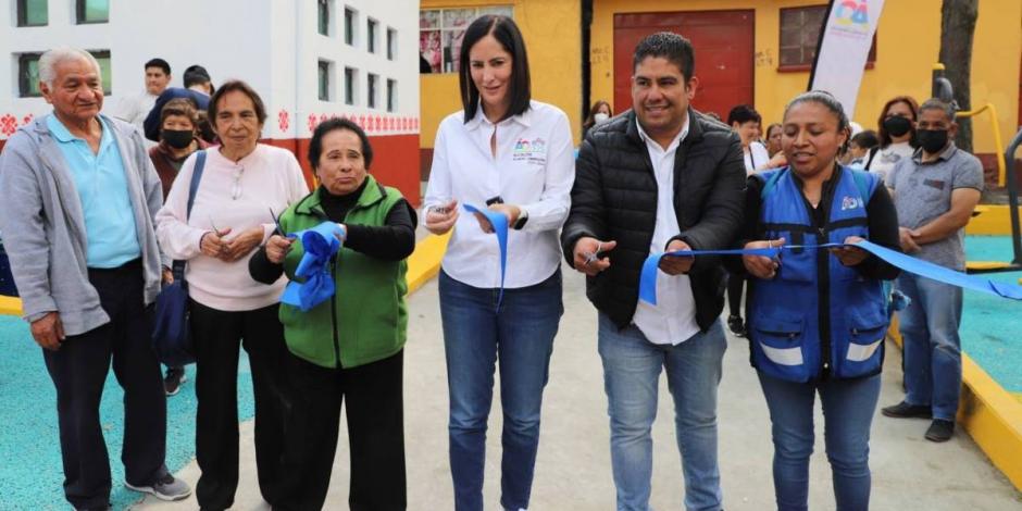 Lía Limón entrega obras en beneficio de más de 41 mil personas de Álvaro Obregón.