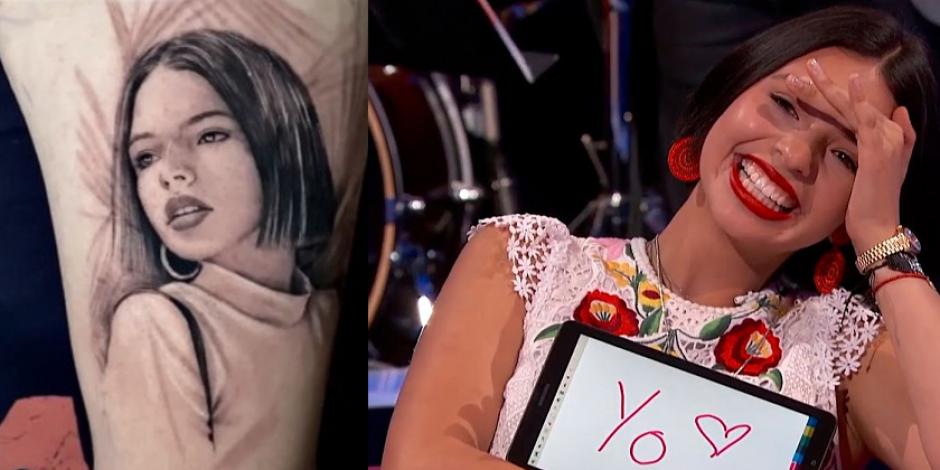 Ángela Aguilar celebra que un fan se tatuá su cara (FOTOS)