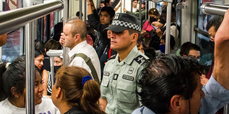 La mañana de este jueves se anunció el despliegue de elementos de la Guardia Nacional en instalaciones del Metro de la Ciudad de México.