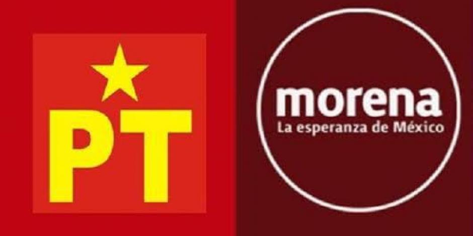 Partido del Trabajo (PT) y Morena formalizan alianza para las elecciones de junio próximo.