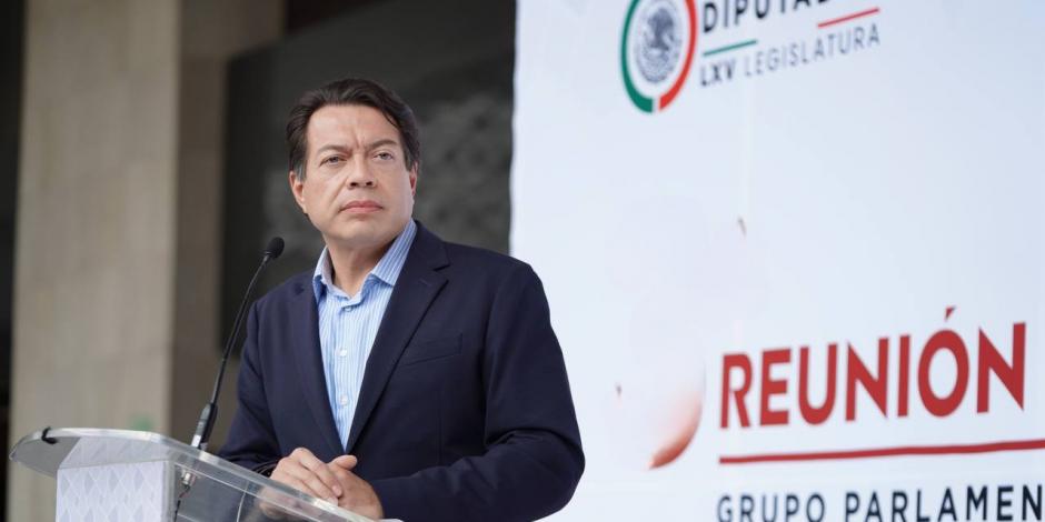 Mario Delgado, dirigente nacional de Morena, señala que el partido tiene el compromiso de continuar con el humanismo político del Presidente de México