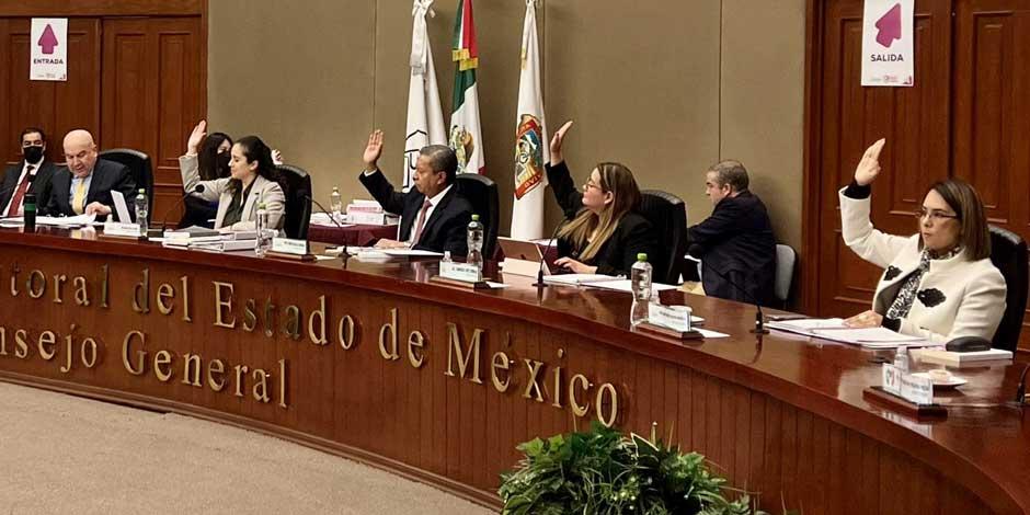 Elección 2023: Aprueba IEEM acuerdo de coalición de Va por el Estado de México