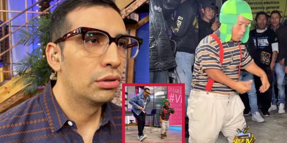 Medio Metro y Capi Pérez bailan cumbia y el influencer humilla al comediante en VLA
