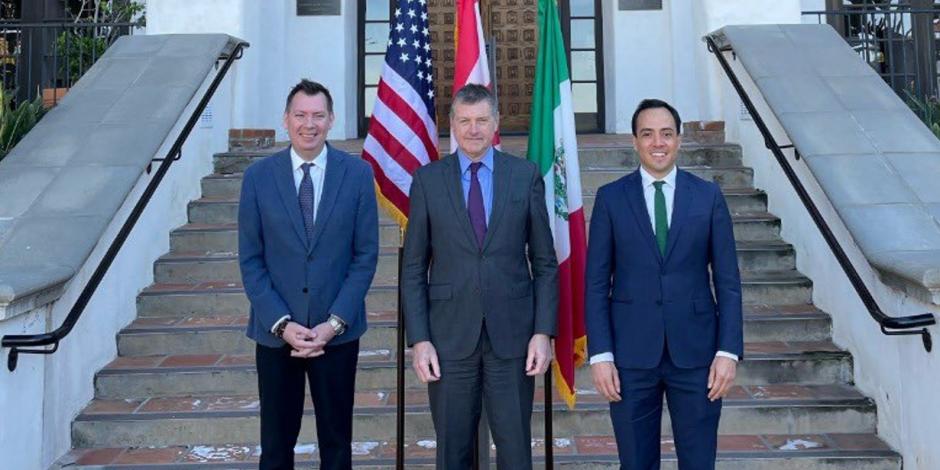 En la imagen: los subsecretarios de comercio de México, Estados Unidos, Canadá.