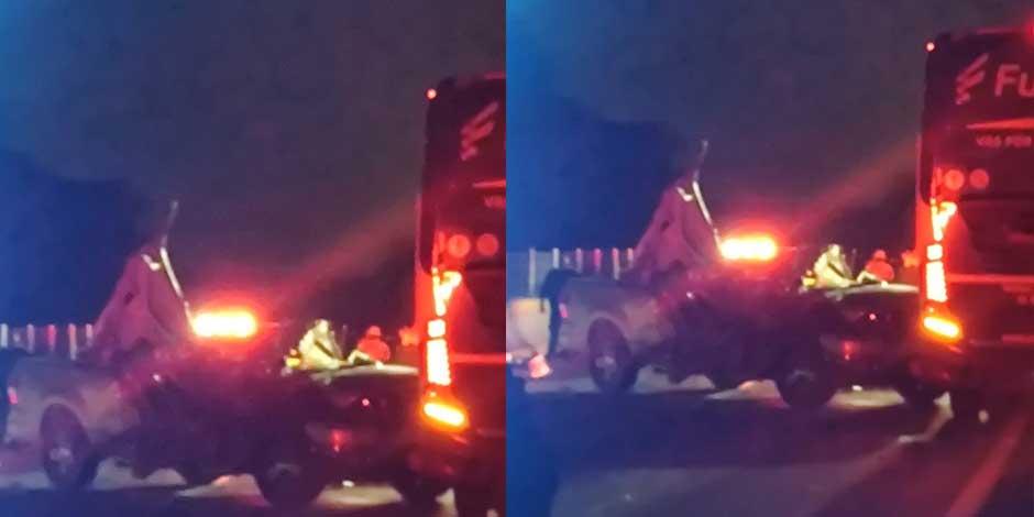 Accidente en la autopista Cuernavaca-Acapulco deja a automovilistas varados