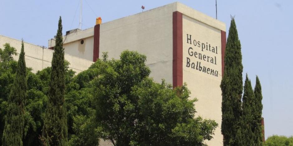 Instalaciones del Hospital General Balbuena, ubicado en la alcaldía Venustiano Carranza de la Ciudad de México.